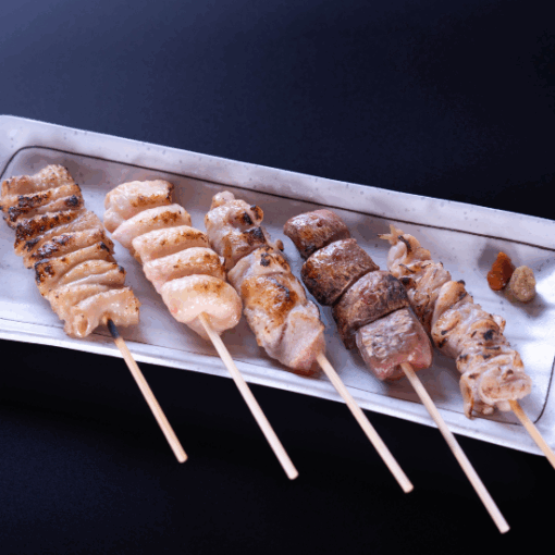国産若鳥 焼き鳥セット200本　　（1本30g/40本x5種類） - 画像 (5)
