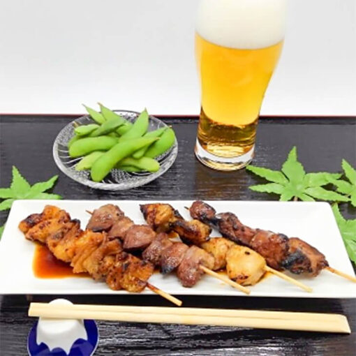 国産若鳥 焼き鳥セット200本　　（1本30g/40本x5種類） - 画像 (4)